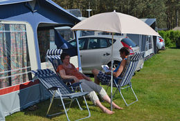 Nyd den rolige og hyggelige stemning på campingpladsen.
